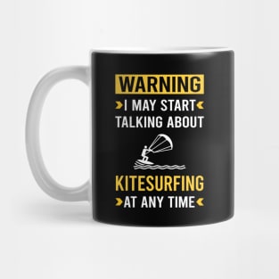 Warning Kitesurfing Kitesurf Kitesurfer Mug